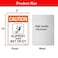 Phyabe 2 Pack Caution Slippery When Wet or Icy Sign 7 x 10 Metal Rust Free Aluminum Sign Weather Resistant Waterproof Durable Ink Easy to Install