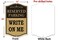 Afuven Reserved Parking Sign Custom Personalized Blank WriteOn Metal Business 18 x 12 Sturdy Rust Aluminum Weatherproof Easy to Install