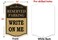 Afuven Reserved Parking Sign Custom Personalized Blank WriteOn Metal Business 18 x 12 Sturdy Rust Aluminum Weatherproof Easy to Install