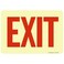 SmartSign Exit Sign 7 x 10 GlowinTheDark Aluminum Made in USA
