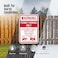SmartSign Warning Permit Parking Only Sign 2 Pack Towing Enforced Sign 18 x 12 inch 2mm Thick Aluminum Composite Red and White Made in USA