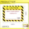 Zhanmai 100 Pcs Pallet Rack Capacity Labels 3 x 4 Inches Pallet Racking Caution Max Load Shelf LBS Warning Stickers Bright PVC Industrial Strength Sticker Warehouse Safety Forklift Cross Beam Safety