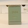 Dreamty 2024 Mini Desktop Calendar Office Daily Schedule Planner Organizer Standing Flip Calendars Green 1 pc