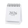 Dreamty Mini Desk Calendars from Jan 2026 Dec 2026 Pocket Calendar 3 x 38 Standing Flip Steel Coil Yearly Daily Schedule Business Planner White mini