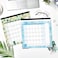 Tullofa Magnetic Calendar for Refrigerator Magnetic Fridge Calendars 2027 Jan 2027 Dec 2027 115 x 115 Desk Calendar 2027 with Corner Protector Tearoff Pad 12 Different Themes