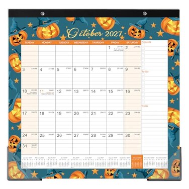 Tullofa Magnetic Calendar for Refrigerator Magnetic Fridge Calendars 2027 Jan 2027 Dec 2027 115 x 115 Desk Calendar 2027 with Corner Protector Tearoff Pad 12 Different Themes