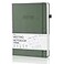 WEMATE Meeting Notebook for Work Work Planner Notebook With Action Items Easily Take Meeting Notes Keep Agendas on Track Calender Index Page Inner Pocket 710 Inch Olive Green