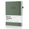 WEMATE Meeting Notebook for Work Work Planner Notebook With Action Items Easily Take Meeting Notes Keep Agendas on Track Calender Index Page Inner Pocket 710 Inch Olive Green