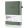 WEMATE Meeting Notebook for Work Work Planner Notebook With Action Items Easily Take Meeting Notes Keep Agendas on Track Calender Index Page Inner Pocket 710 Inch Olive Green