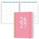 Heveboik 20262027 Monthly Planner 18 Monthly Calendar January 2026 June 2027 Two Pages Per Month 9 x11 Planner with Tabs Strong TwinWire Binding Inner Pocket Pink