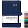 Libroter 20262027 Planner Academic Planner 20262027 Weekly Monthly Planner July 2026 June 2027 57 x 84 Thick Paper Leather Cover Pen Holder Back Pocket Perfect Daily Organizer Navy Blue