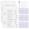 Lucomb 2Pcs Chore Chart for Kids to Do List Checklist Board Detachable Message Slider Schedule Planning Boards with 30Pcs Blank Checklist 4Pcs Cardstock for Habit Tracker or Daily and Weekly Planner