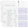 Lucomb 2Pcs Chore Chart for Kids to Do List Checklist Board Detachable Message Slider Schedule Planning Boards with 30Pcs Blank Checklist 4Pcs Cardstock for Habit Tracker or Daily and Weekly Planner