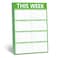 Hebayy 90 Sheets Weekly Planner Magnetic Checklist Notepad with to Do Lists for Office or School Grass Green