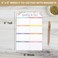bloom daily planners Undated Weekly TearOff To Do List Planning Pad with Magnets Hanging Notepad Organizer for Fridge 6 x 9 Floral Dots