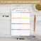 bloom daily planners Undated Weekly TearOff To Do List Planning Pad with Magnets Hanging Notepad Organizer for Fridge 6 x 9 Floral Dots