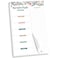 bloom daily planners Weekly Meal Planning Pad Magnetic Hanging Refrigerator Menu Planner with TearOff Sheets Perforated Grocery Shopping Lists 6 x 9 Garden Blooms