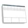 Clear Mind Concepts Weekly Desk Planner 113 x 83 TearOff Pad 52 Undated Sheets 120gsm NoBleed Paper Compact Weekly Organizer for Home School Office