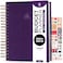 Clever Fox Budget Planner Monthly Bill Organizer With Pockets Expense Tracker Budgeting Journal Financial Book Large 8x95 Purple