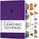 Clever Fox Camping Journal Camper Log Book RV Trip Planner Outdoor Camp Journal Adventure Travel Notebook 12 Trips Total 8 Pages per Trip Hardcover A5 Size Purple