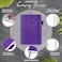 Clever Fox Camping Journal Camper Log Book RV Trip Planner Outdoor Camp Journal Adventure Travel Notebook 12 Trips Total 8 Pages per Trip Hardcover A5 Size Purple