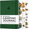 Clever Fox Camping Journal Camper Log Book RV Trip Planner Outdoor Camp Journal Adventure Travel Notebook for 12 Trips A5 Forest Green