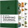 Clever Fox Camping Journal Camper Log Book RV Trip Planner Outdoor Camp Journal Adventure Travel Notebook for 12 Trips A5 Forest Green