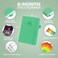 Clever Fox Daily Planner Undated Planning Notebook with Hourly Schedule ToDo List Personal Day Task Work Organizer 6 Months Emerald