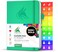 Clever Fox Daily Planner Undated Planning Notebook with Hourly Schedule ToDo List Personal Day Task Work Organizer 6 Months Emerald