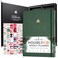 Clever Fox Hourly Planner PRO Premium Undated Schedule Planner with Daily Time Slots Personal Organizer Notebook for Time Management Weekly Monthly Life Journal A4 Size Forest Green