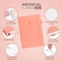 Clever Fox Medical Planner Daily Health Diary Notebook Wellness Journal SelfCare Logbook Lasts 3 Months 7x105 Light Pink