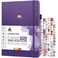 Clever Fox Planner PRO 2nd Edition Undated Weekly Agenda Planner for Setting Goals Tasks Time Management Life Organizer with Todo Lists Habit Trackers Large Format 85x11 Purple