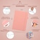Clever Fox Wellness Planner Weekly Daily Health and Wellness Log Food Journal Meal Planner Diary for Calorie Counting Notebook for Medical Condition Tracking A5Sized Light Pink