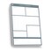 Clear Mind Daily Planner Desk Pad Undated Tear Off To Do List Notepad with Priorities and Notes Thick 120gsm Paper 100 Sheets Large Desk Writing Pad for Work Office 83 x 113