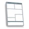 Clear Mind Daily Planner Desk Pad Undated Tear Off To Do List Notepad with Priorities and Notes Thick 120gsm Paper 100 Sheets Large Desk Writing Pad for Work Office 83 x 113