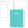 Heveboik Daily Planner Undated A4 To Do List Notebook Hourly Schedules Spiral Appointment Planner for Women and MenPVC Hardcover Inner Pocket Elastic Closure 85 x 11 Teal