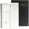 JIEYAN Daily Planner Undated A5 To Do List Notebook with Hourly Schedules Spiral Time Management Organizer for Man Women 83 x 56 152 Pages Black
