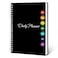 KAICN Daily Weekly Planner with Hourly Schedules To Do List Daily Planner for Office and Personal Organizer Flexible PVC Cover 55 X 85 Black