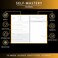 Draphy SelfMastery Journal for Men Gratitude and Productivity Journal for More Happiness Positivity Growth Mindfulness Self Care and Reflection Guided Inspirational Journals for Men Yellow