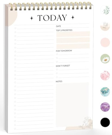 Forvencer To Do List Notepad with 52 Sheets 65 x98 To Do List Notebook for Work Undated Daily Planner Organizer for Tasks Checklist Goal Planning To Do List Perfect for Office School