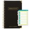 Global Printed Products Planner with Bookmark and Notepad Spiral Notebook for Daily Planning 55 x 85 Black