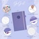 GoGirl Budget Planner Monthly Financial Planner Organizer Budget Book Expense Tracker Notebook Journal to Control Money A5 Lavender