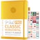 GoGirl Planner PRO Undated Horizontal Layout Weekly Planner and Organizer Budgeting and Expense Tracking Pages Goals Journal Agenda 7 x 10 Hardcover Lasts 1 Year Amber Yellow