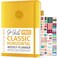 GoGirl Planner PRO Undated Horizontal Layout Weekly Planner and Organizer Budgeting and Expense Tracking Pages Goals Journal Agenda 7 x 10 Hardcover Lasts 1 Year Amber Yellow