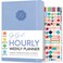 GoGirl Weekly Schedule Planner Hourly Work Life Planner with Time Slots Vertical Agenda Organizer for Daily Productivity A5 Periwinkle