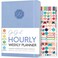 GoGirl Weekly Schedule Planner Hourly Work Life Planner with Time Slots Vertical Agenda Organizer for Daily Productivity A5 Periwinkle