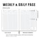 Heture Academic Planner 20252026 Monthly and Weekly Calendar Planner Jul 2025 Jun 2026 Planner For Women Men A5 65 x 85 Teacher Student Planning Book with Tabs Ideal for Office School Black 1 Pack