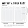 Heture Academic Planner 20252026 Monthly and Weekly Calendar Planner Jul 2025 Jun 2026 Planner For Women Men A5 65 x 85 Teacher Student Planning Book with Tabs Ideal for Office School Black 1 Pack