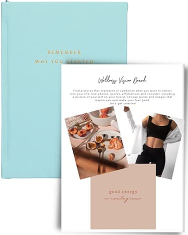 Lamare Food Journal for Women Weight Loss Food Diary Meal Planner and Grocery List Notebook