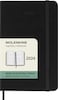 Moleskine Classic 12 Month 2024 Weekly Horizontal Planner Hard Cover Pocket 35 x 55 Black